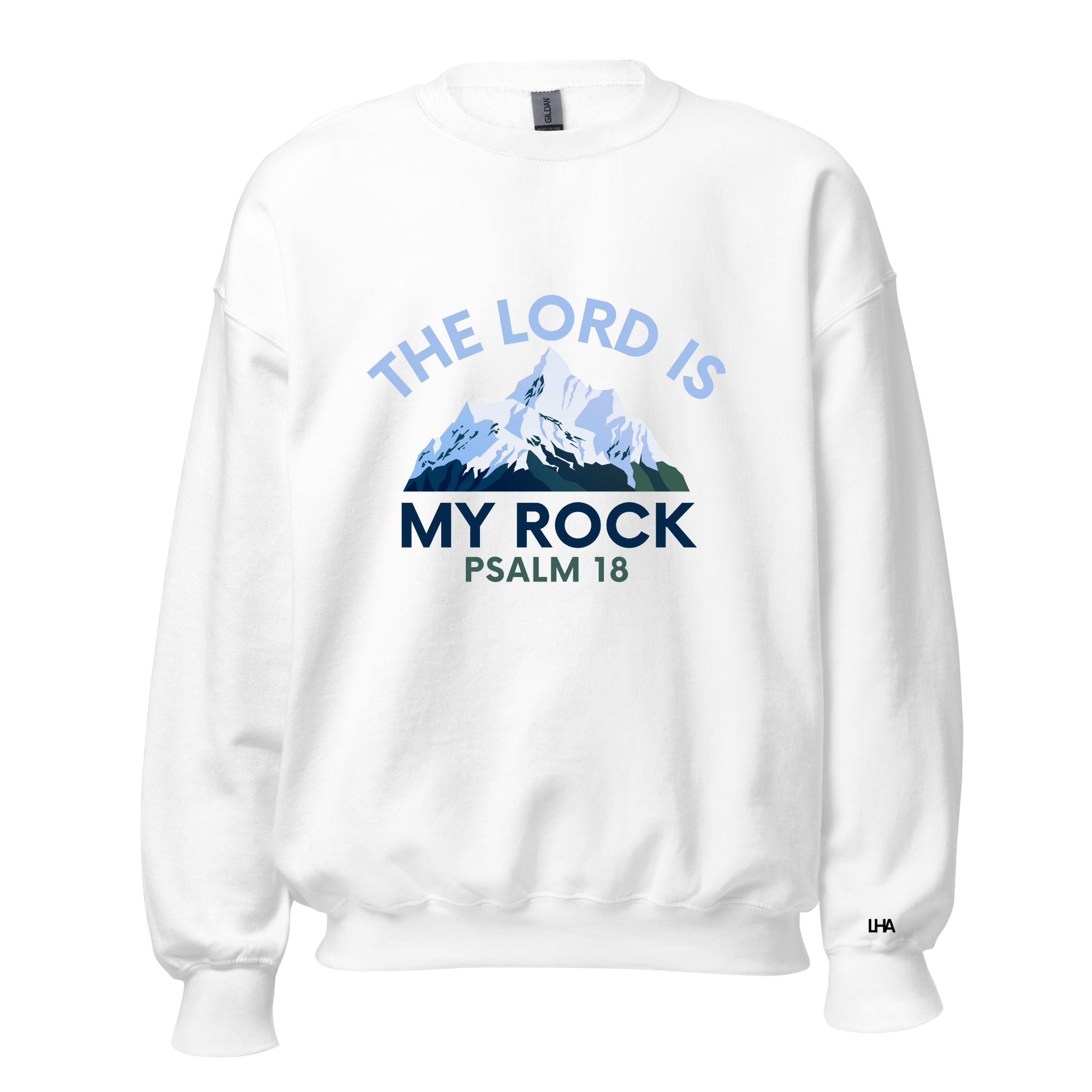 The Lord is My Rock - Mountain Scene - Sweatshirt