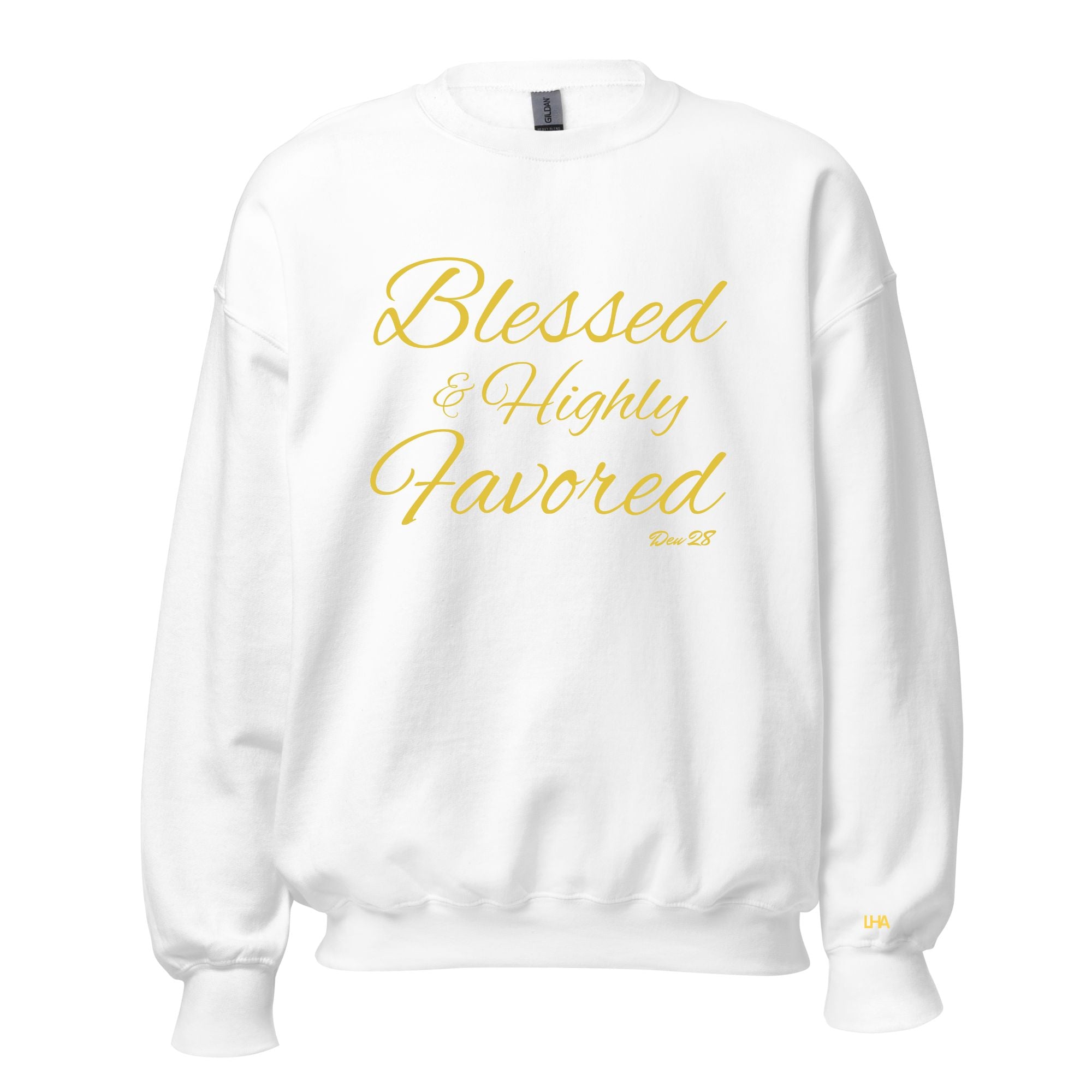 Gold Foil - Blessed AHF - Cursive - Sweatshirt