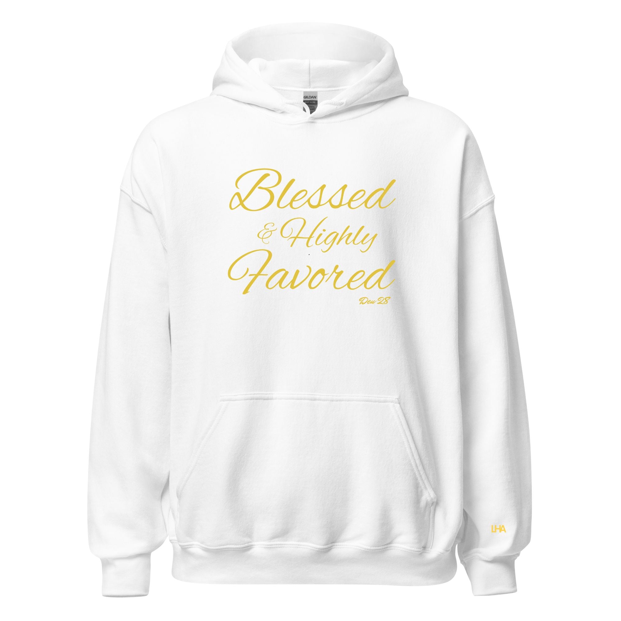 Gold Foil - Blessed AHF - Cursive - Hoodie