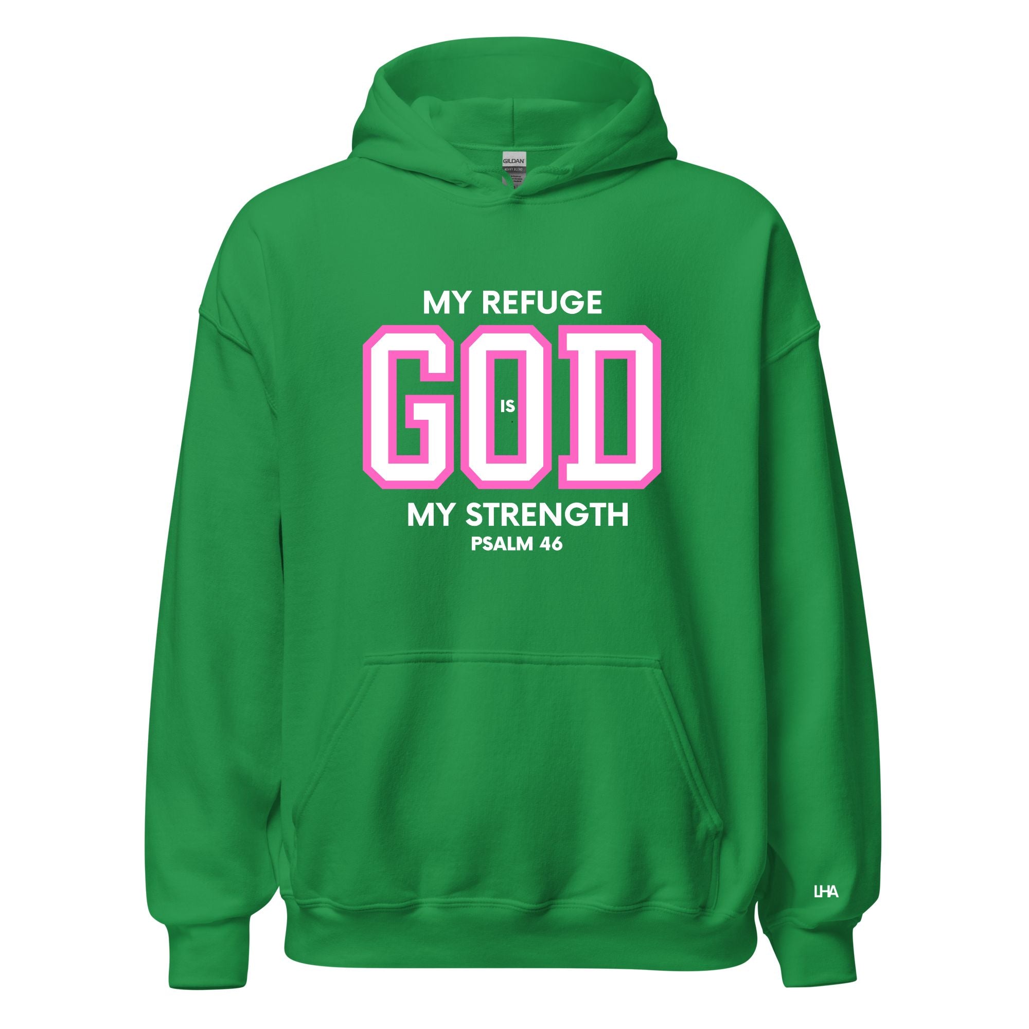 God is My Refuge - (Pinks) Hoodie