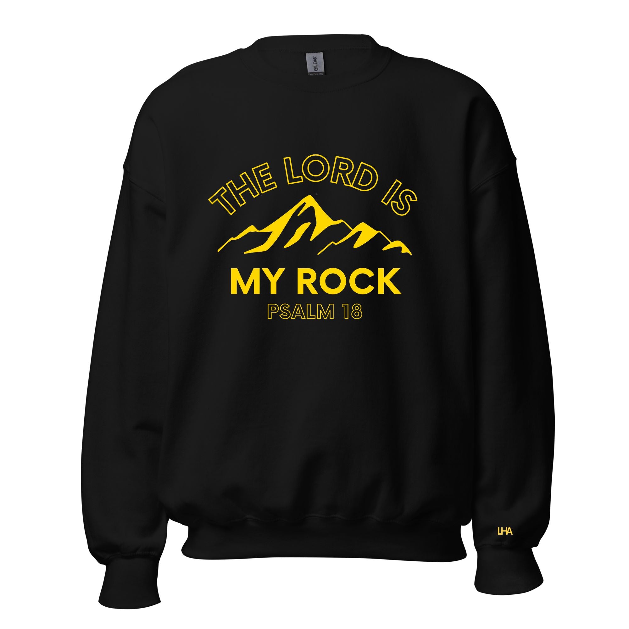 Gold Foil - The Lord is My Rock - Sweatshirt