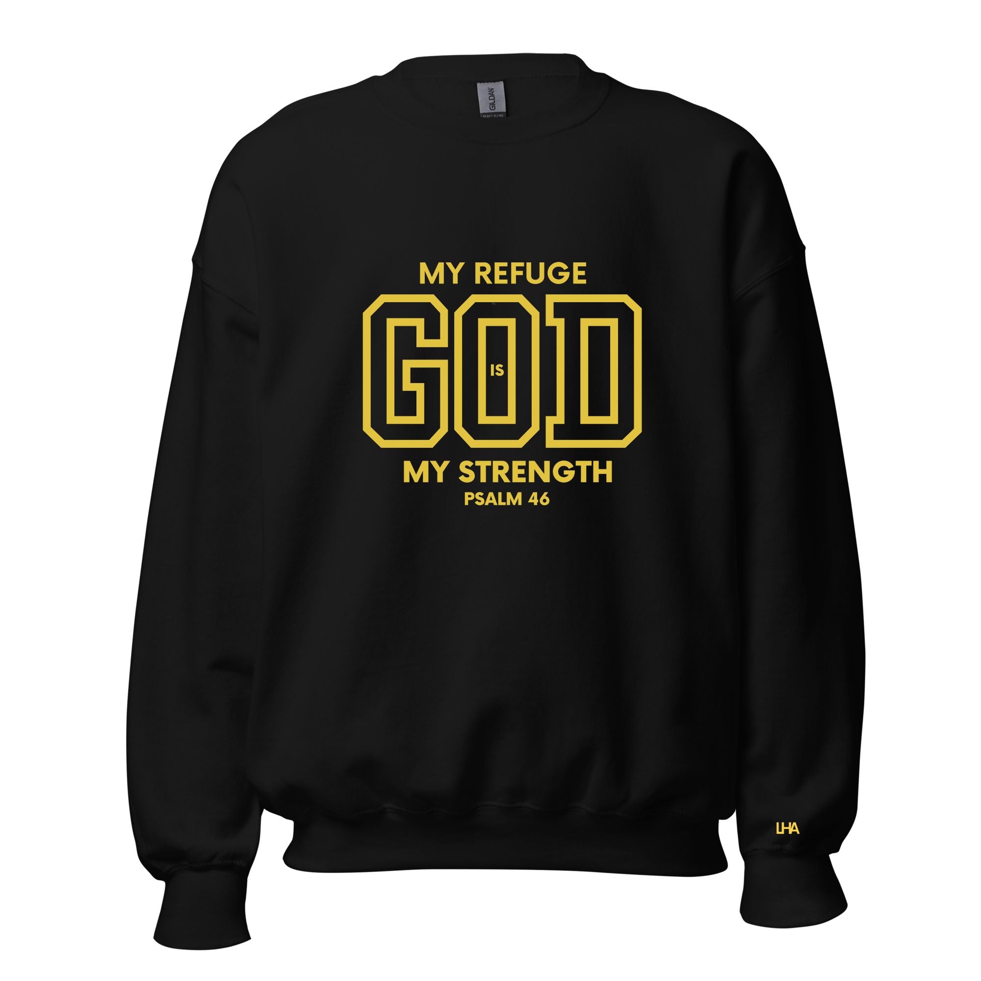 Gold Foil - God is My Refuge - Sweatshirt