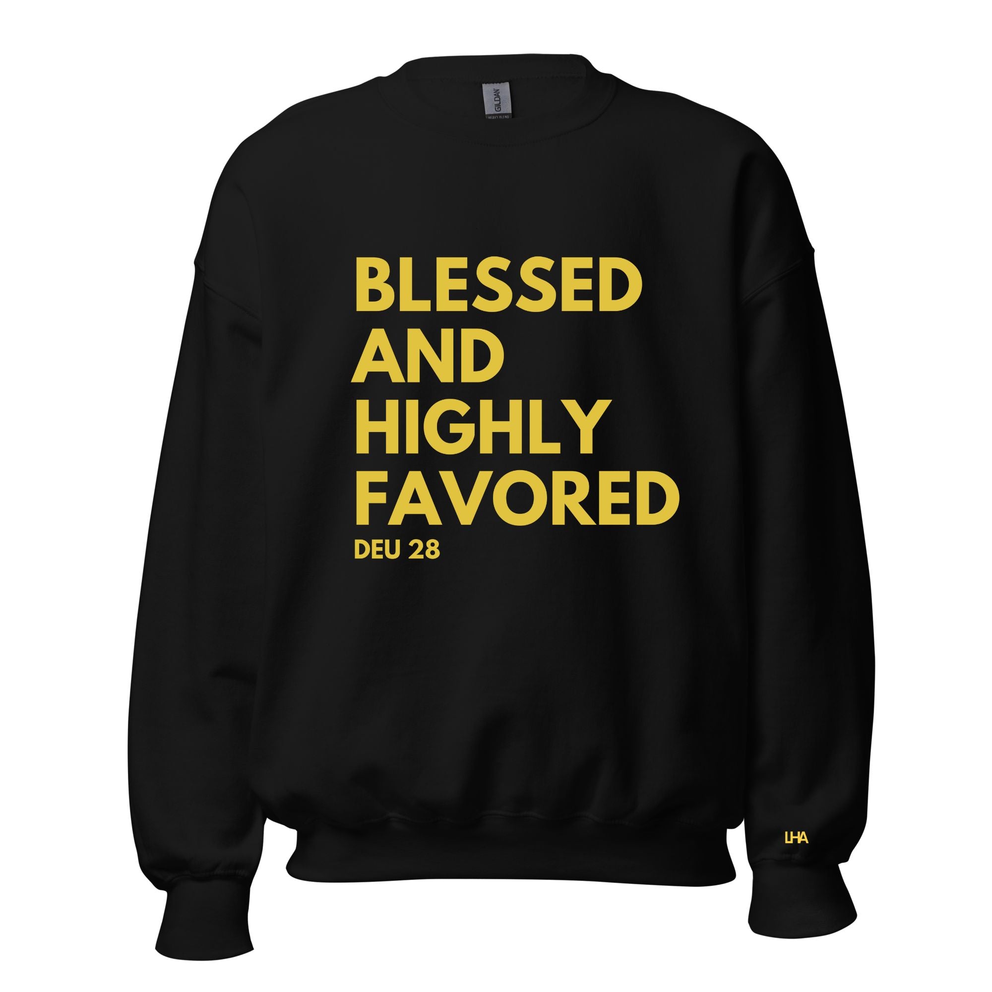 Gold Foil - Blessed AHF - Text - Sweatshirt