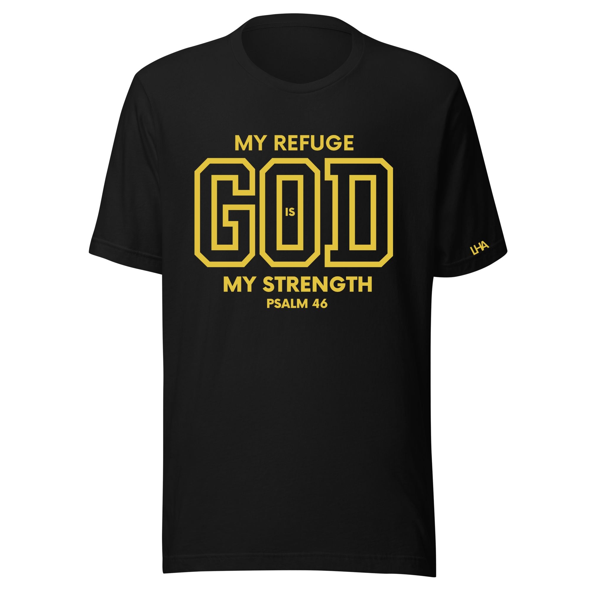 Gold Foil - God is My Refuge - T-Shirt