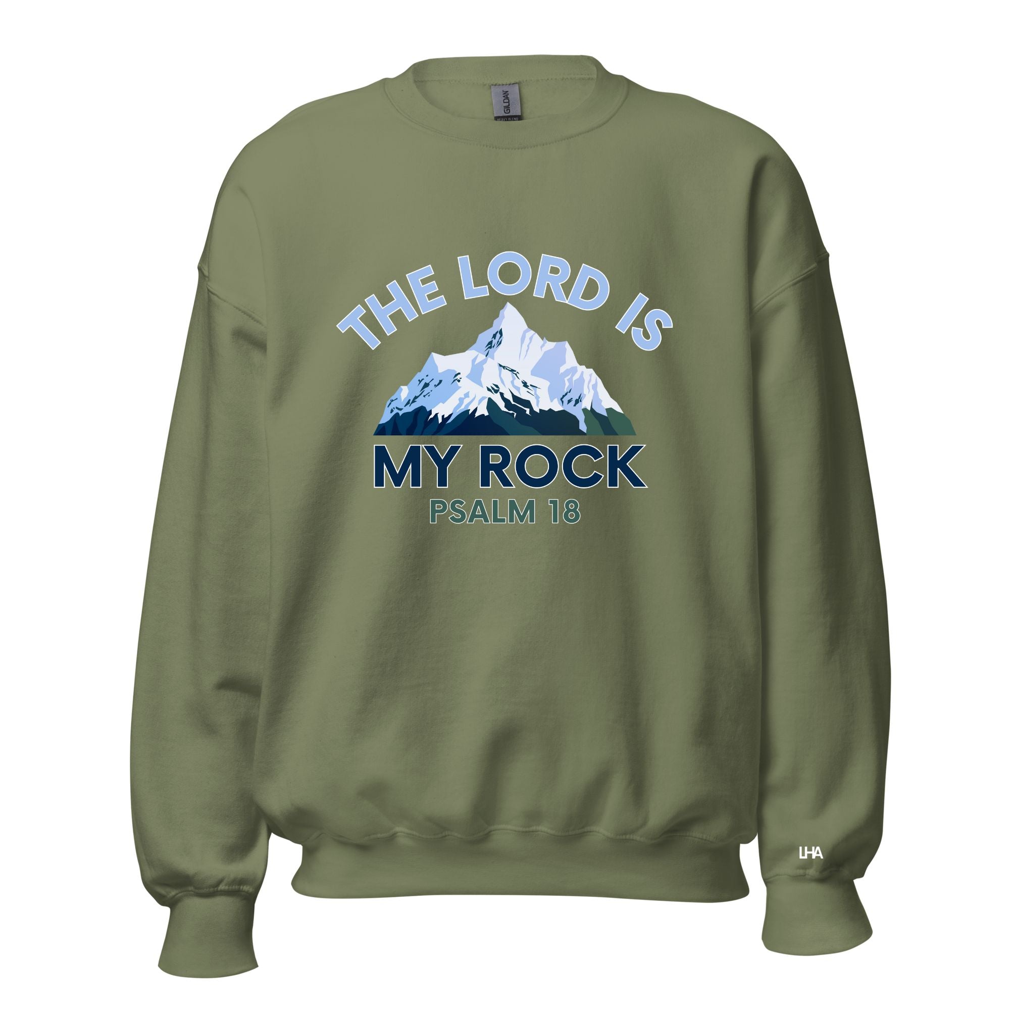 The Lord is My Rock - Mountain Scene - Sweatshirt