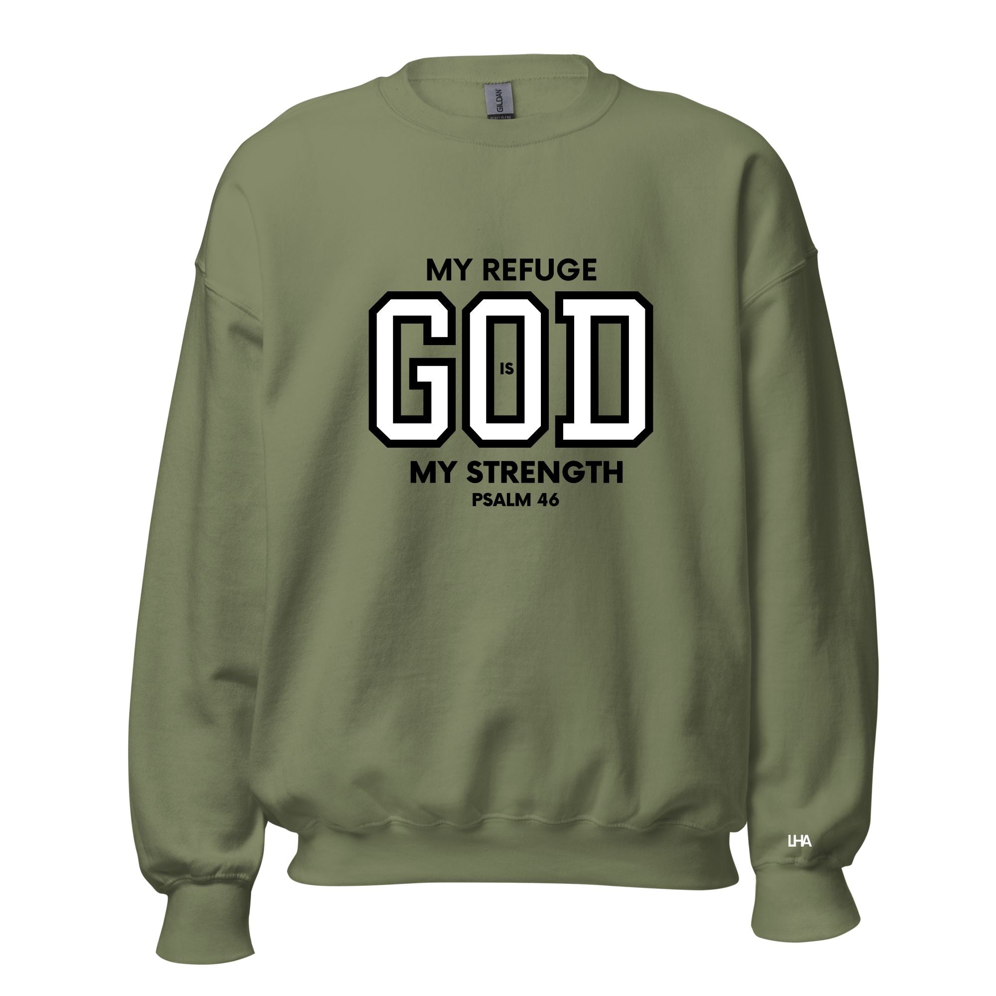 God is My Refuge - Sweatshirt