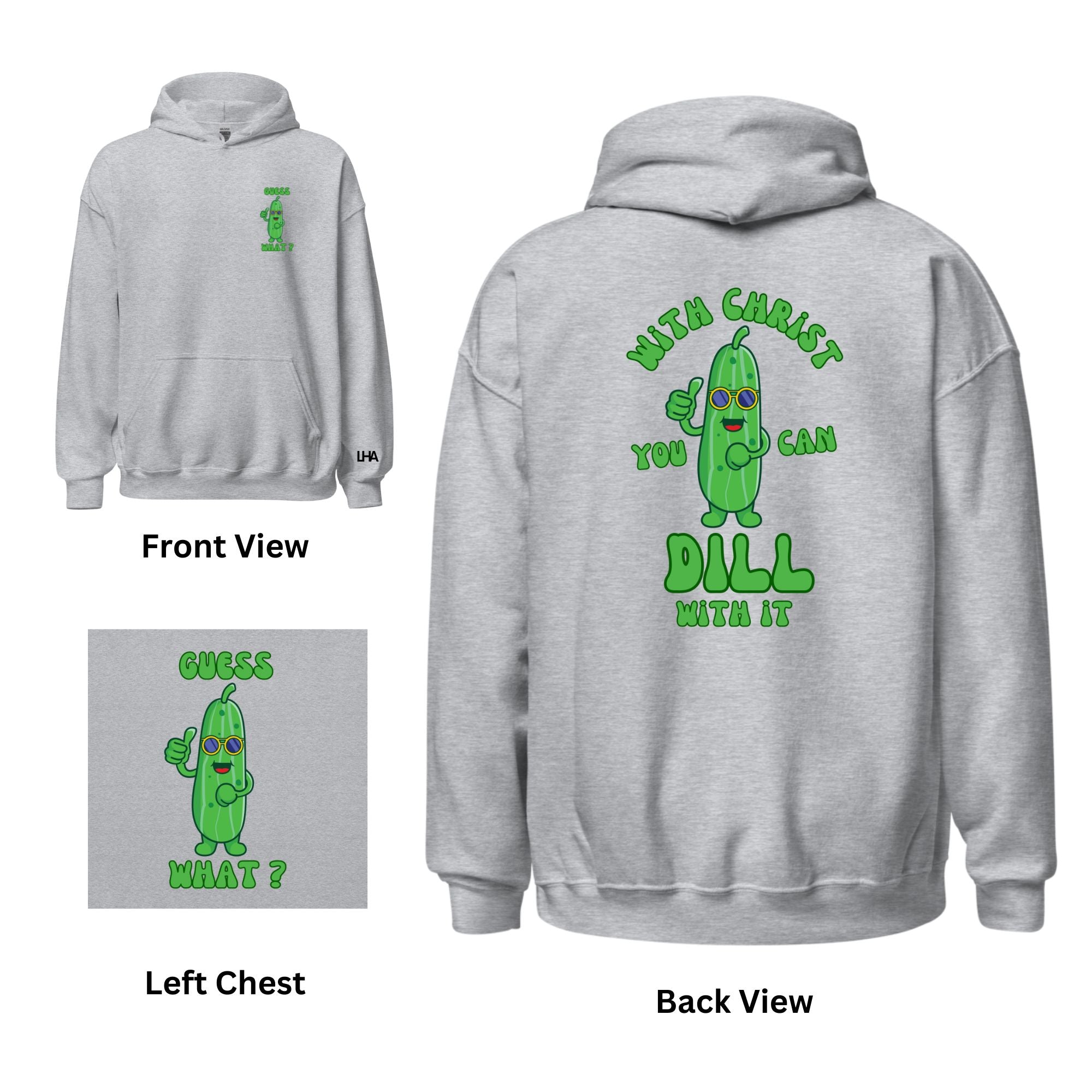 Dill With It - Male - Hoodie