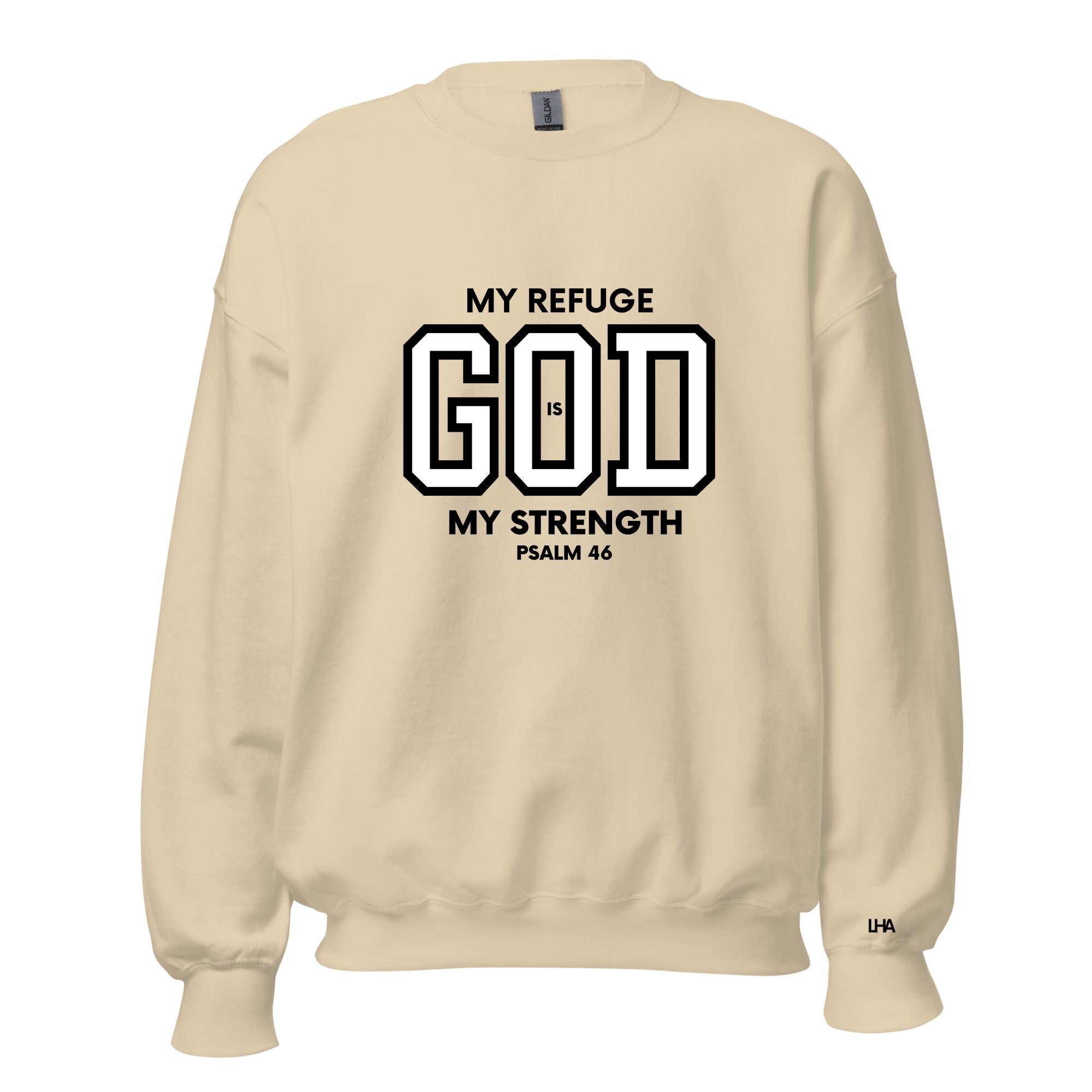 God is My Refuge - Sweatshirt