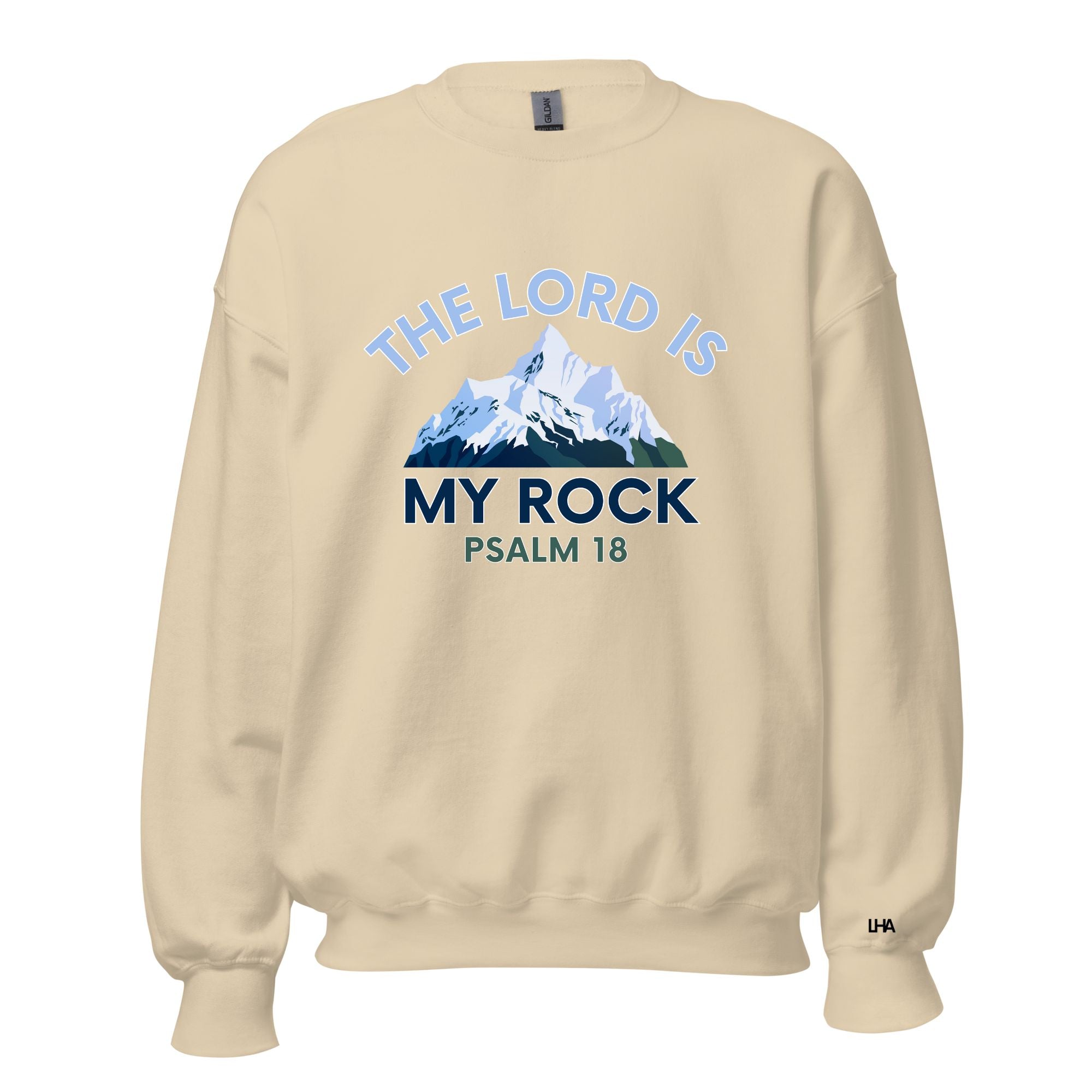 The Lord is My Rock - Mountain Scene - Sweatshirt